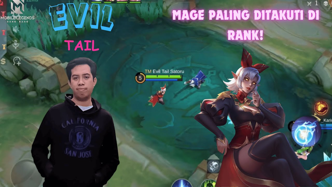Mage Paling Ditakuti di Rank! #mlbb #mobilelegends #eviltail