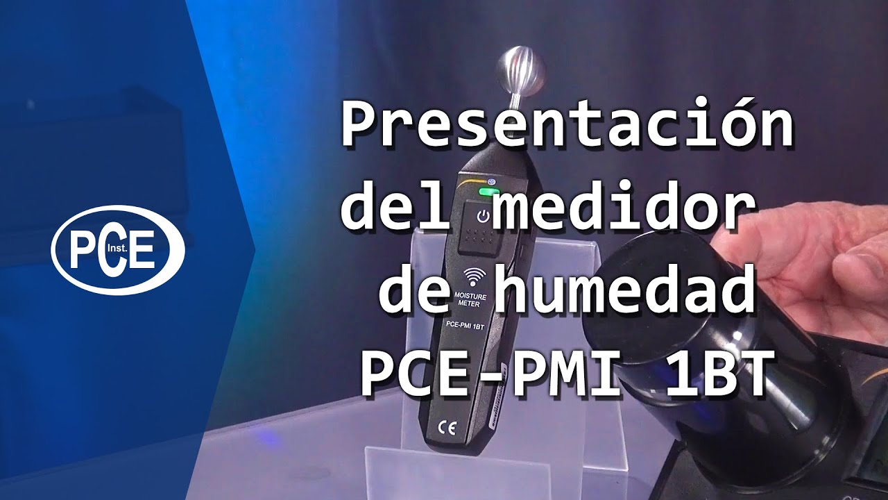 Presentaci&oacute;n del medidor de humedad absoluta PCE-PMI 1BT | #pceinstruments