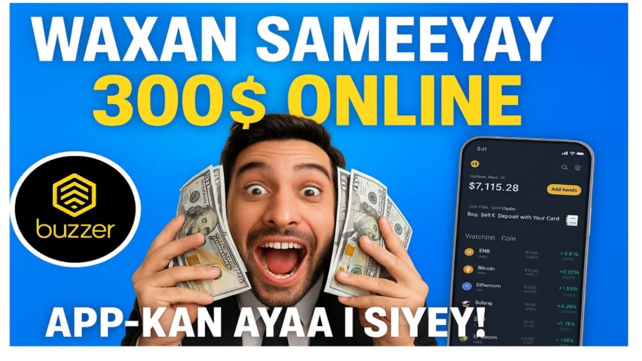 Sida lacag looga sameeyo buzzer how to make money buzzer app