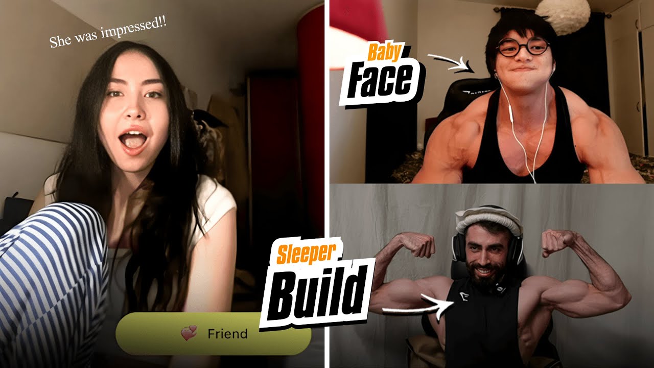 Дуэт Baby Face и Sleeper Build 💪 Часть 3 | Реакции на Omegle: флексинг и троллинг 😂🔥