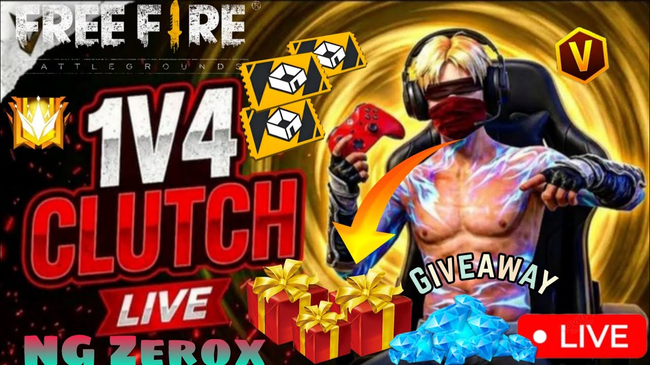 Live Giveway gift🎁 custom NG 乙ᴇʀᴏx 모 is live #freefire#live#givewau#ngzeroxNG 乙ᴇʀᴏx 모 is live