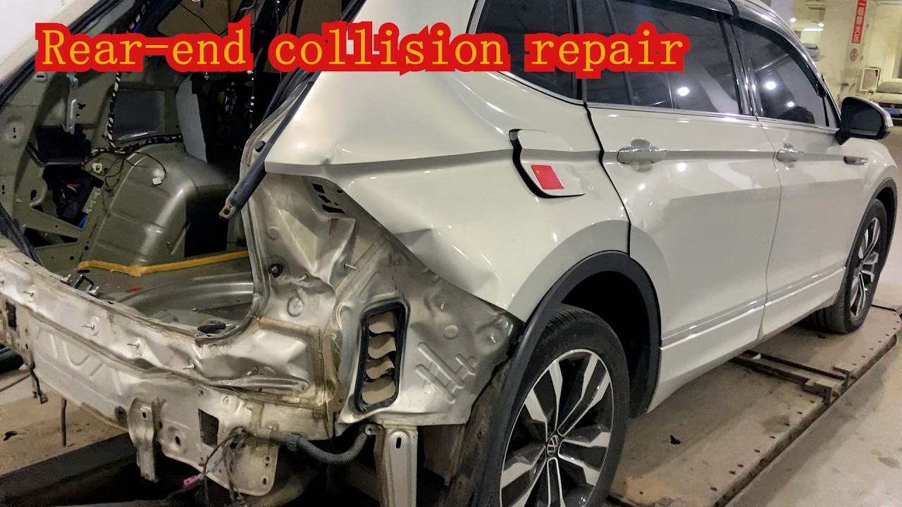 New Volkswagen Tiguan rear side accident repair