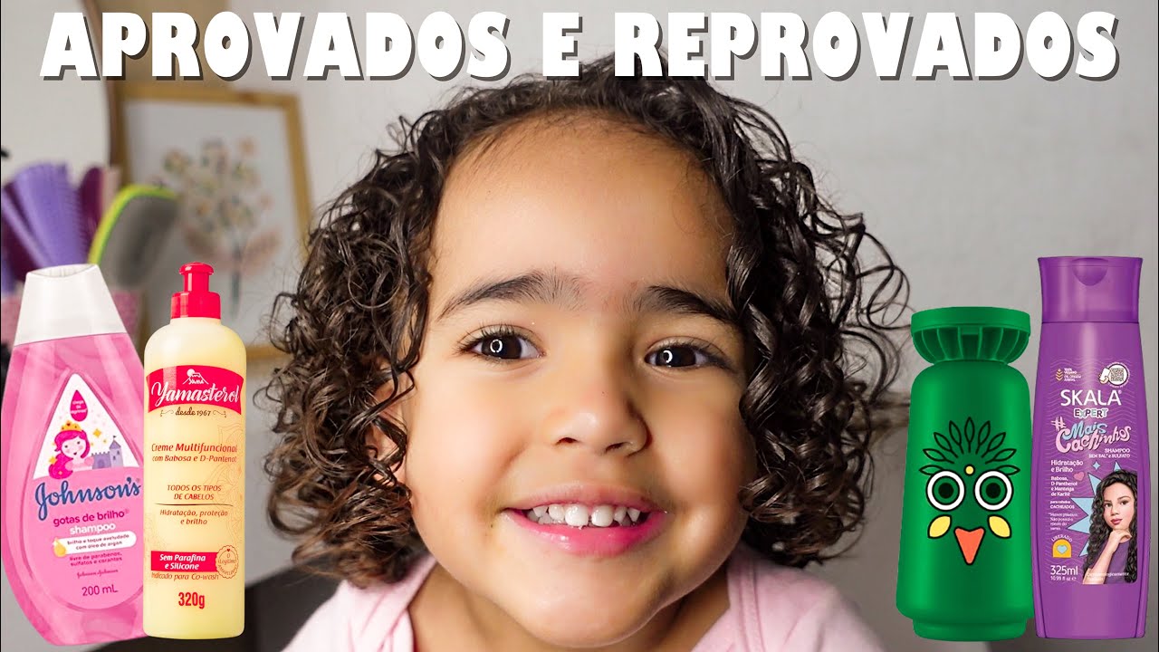 PRODUTOS PARA CABELOS CACHEADOS INFANTIL- SHAMPOO E CONDICIONADOR | Oeslanhiny Nunes