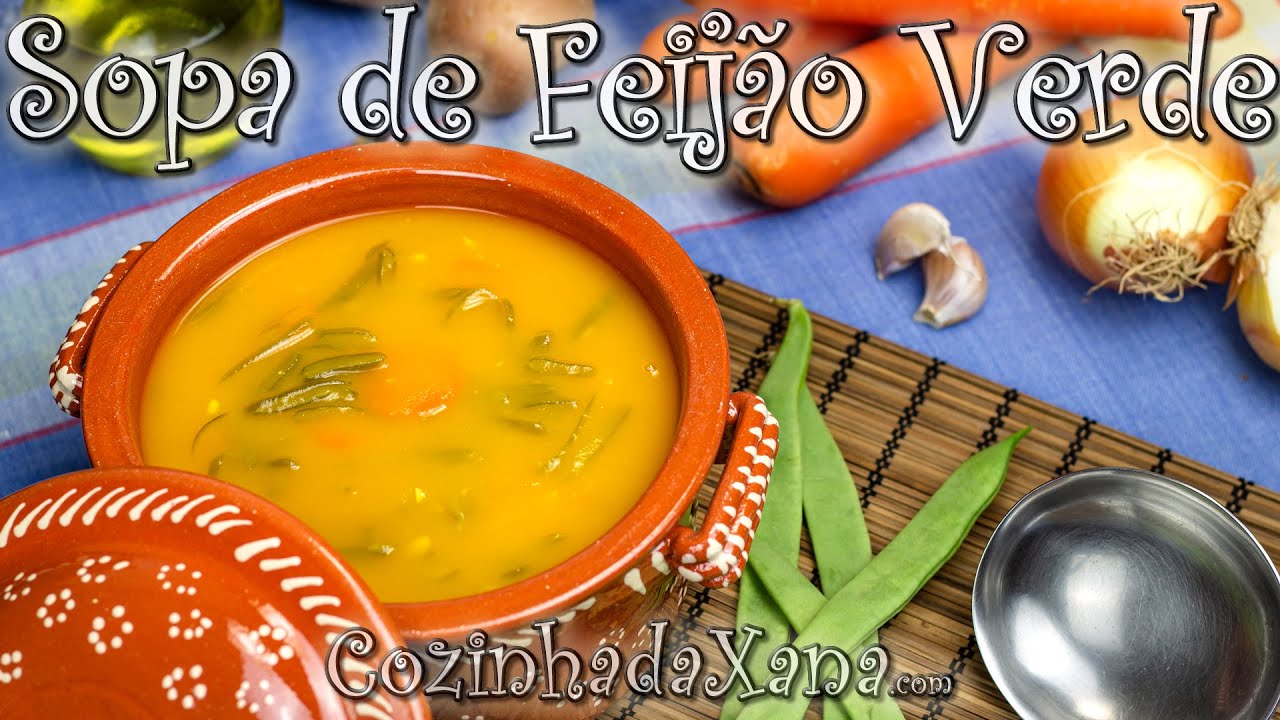 Sopa de feijão verde
