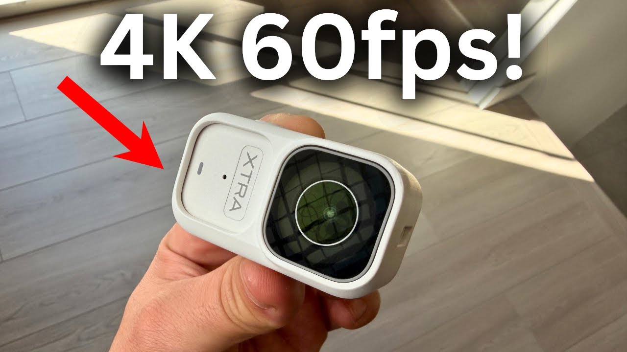 Носимая экшн-камера Xtra Atto 4K (4K 60 кадров в секунду, сенсор 1/1,3 дюйма, 54 г) — стоит ли он...