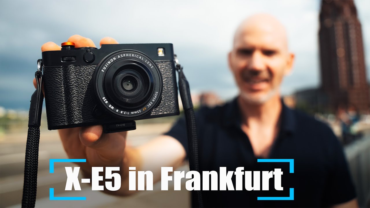 Fotografie in Frankfurt mit der Fujifilm X-E5 Kamera