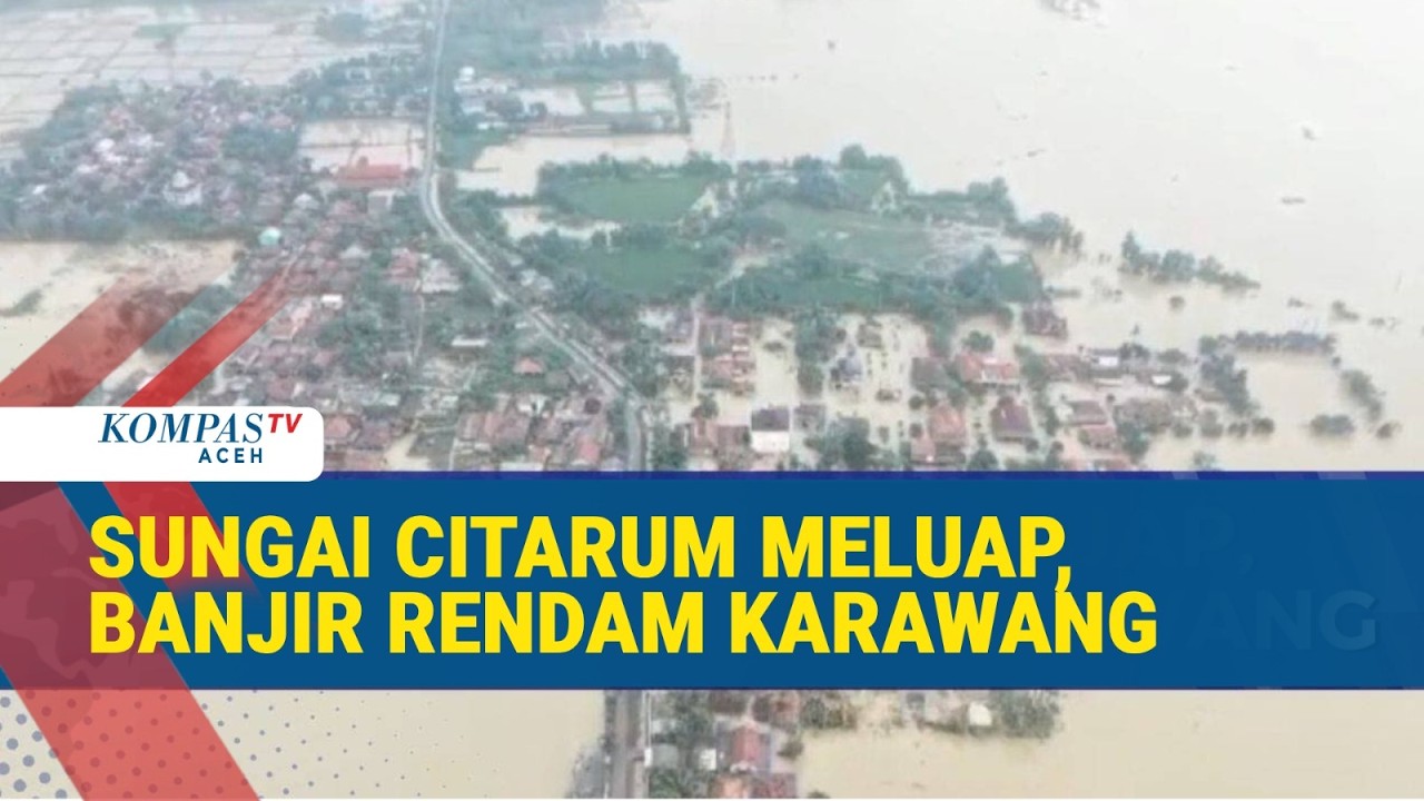 Banjir 1,5 Meter Rendam Karawang, 900 Warga Terdampak dan Sekolah Terpaksa Diliburkan