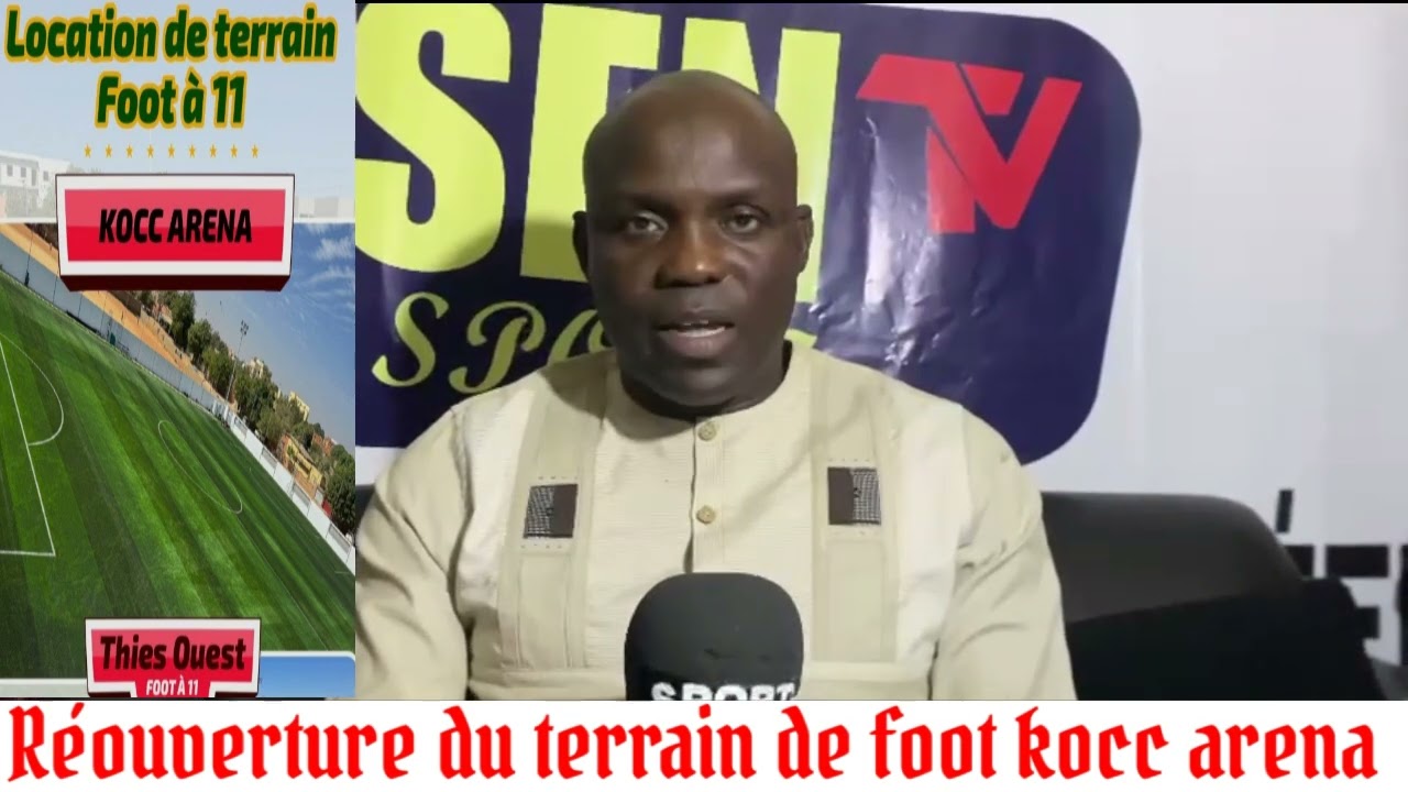 Réouverture du terrain de foot kocc arena 
