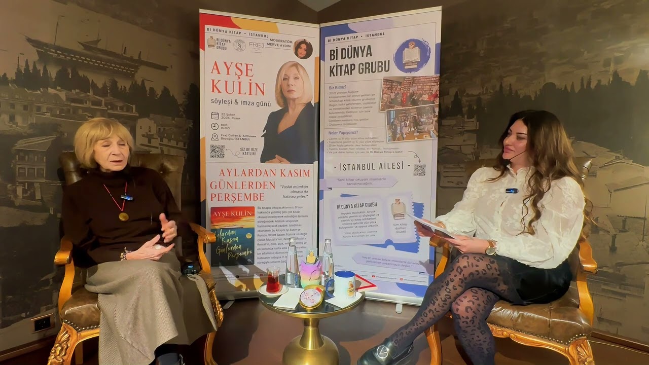 Ayşe Kulin ile ''Aylardan Kasım Günlerden Perşembe'' üzerine söyleşi   İstanbul