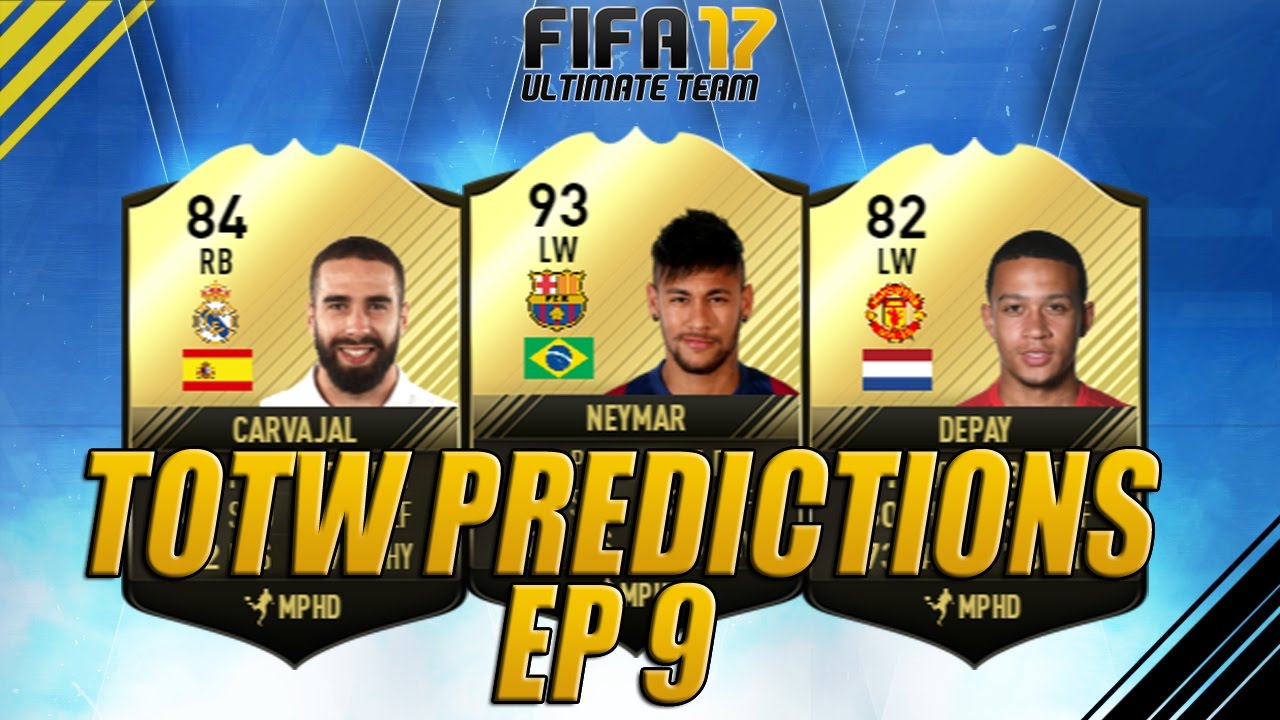 TOTW PREDICTIONS 9!!! Neymar?! Mertens?