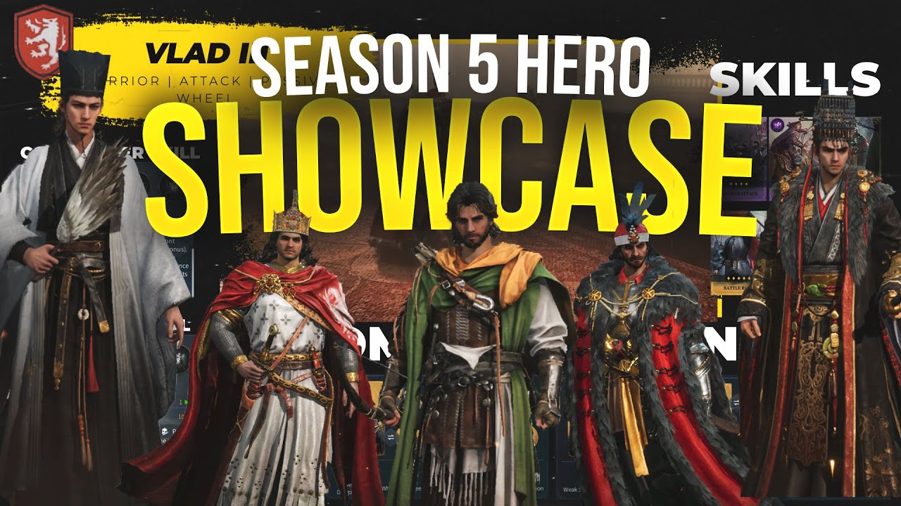 All NEW Season 5 Heroes in Age of Empires Mobile!