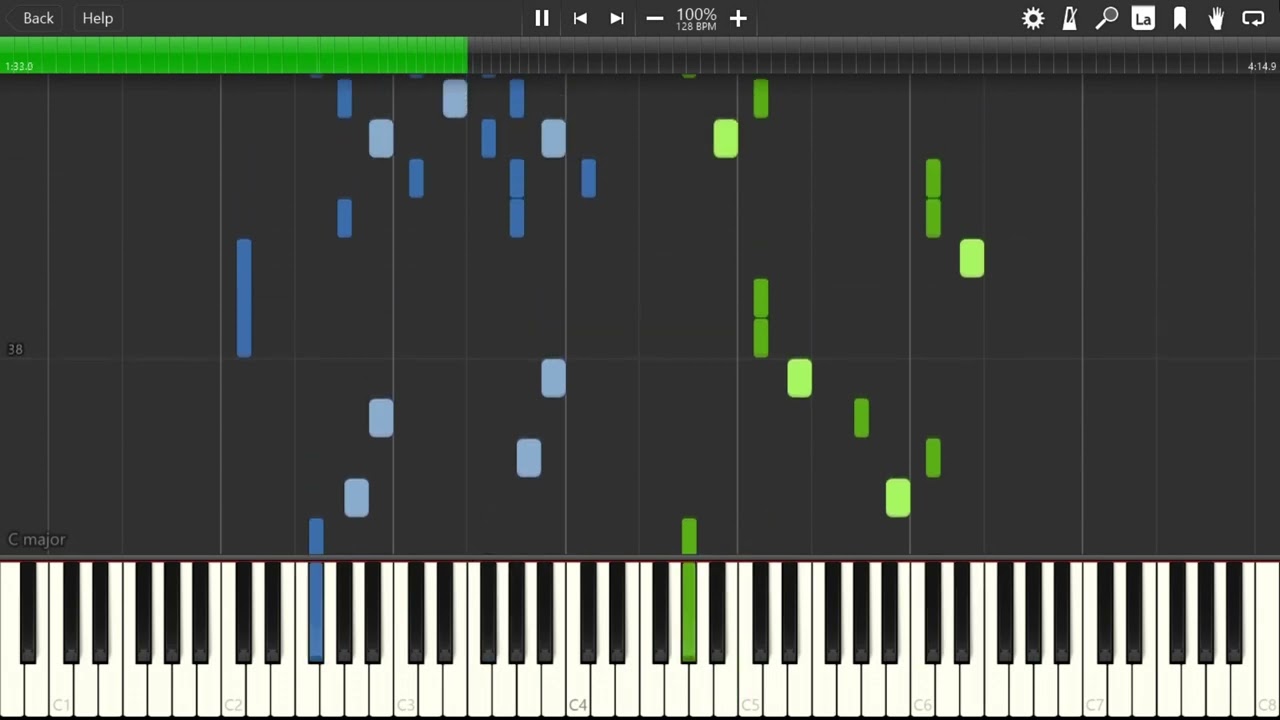 【Kikuo/きくお】Night Song 夜のうた/ Piano midi