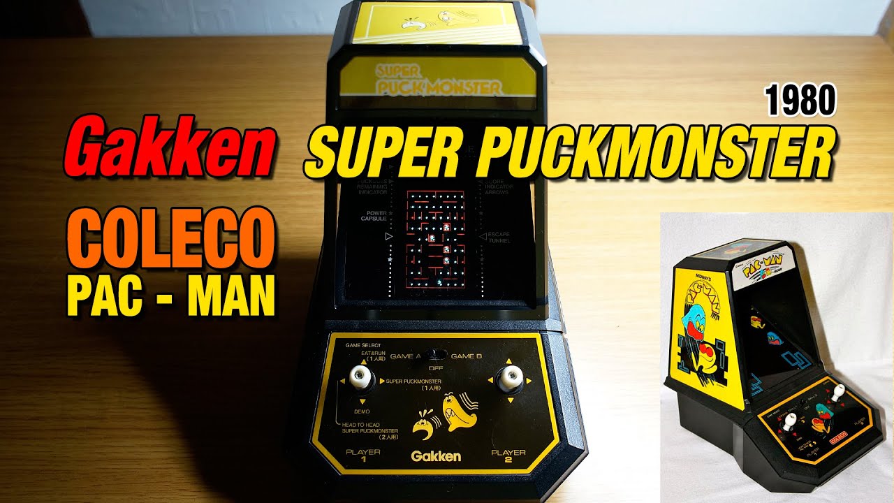 1980 가켄(콜레코) 팩맨 게임기(Gakken SUPER PUCKMONSTER, COLECO PAC-MAN repair)