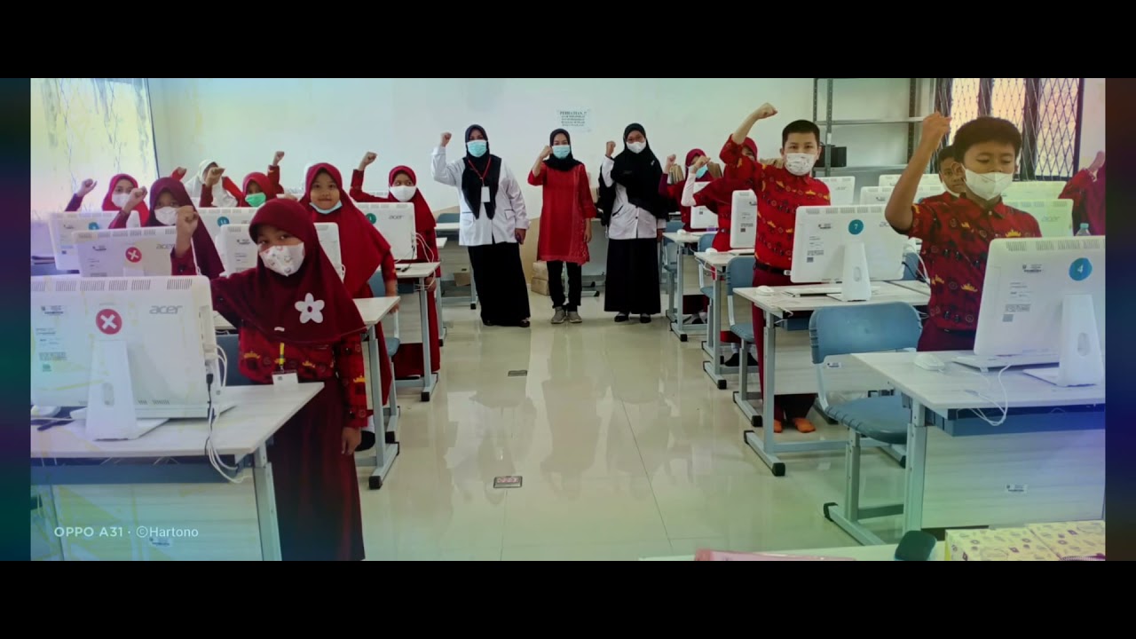 GLADI BERSIH GEL. 2 dan 3 ANBK JENJANG SD (SDN 1,2 & 3 GUNTER) DI SMKN 9 BANDAR LAMPUNG