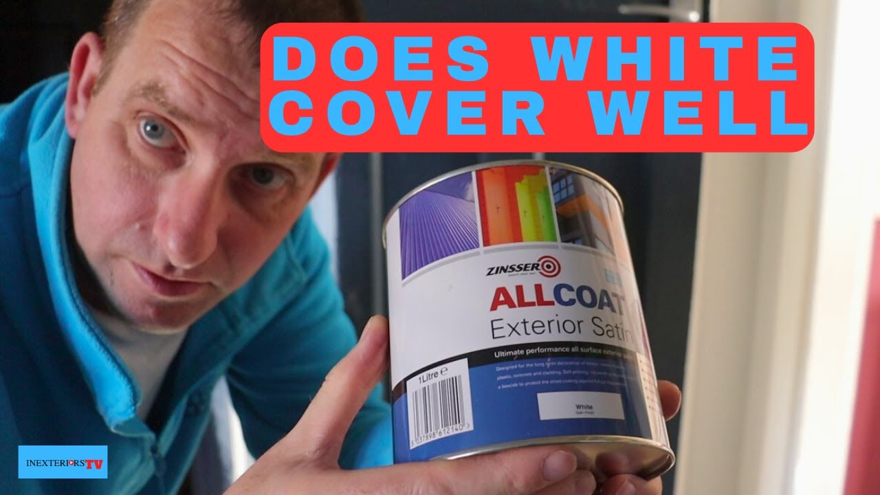 How good does zinsser allcoat white satin cover.