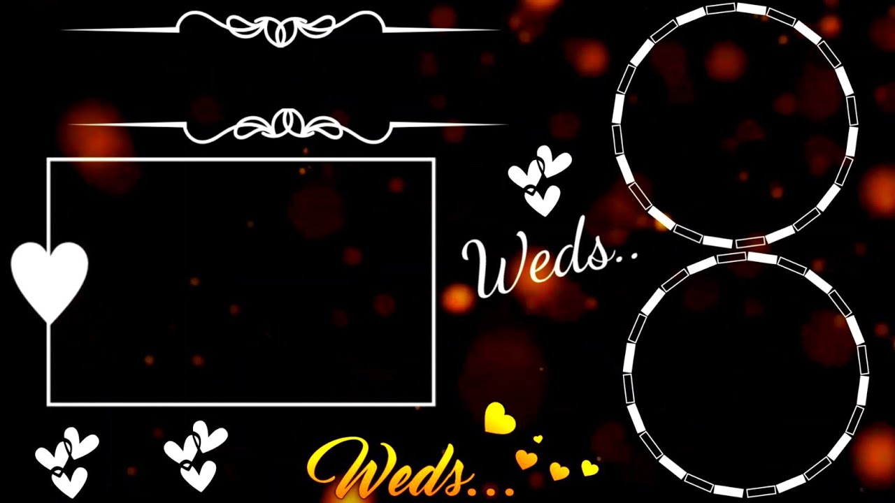 Wedding Anniversary Black Screen Template | Happy Marriage Anniversary Black Screen Status