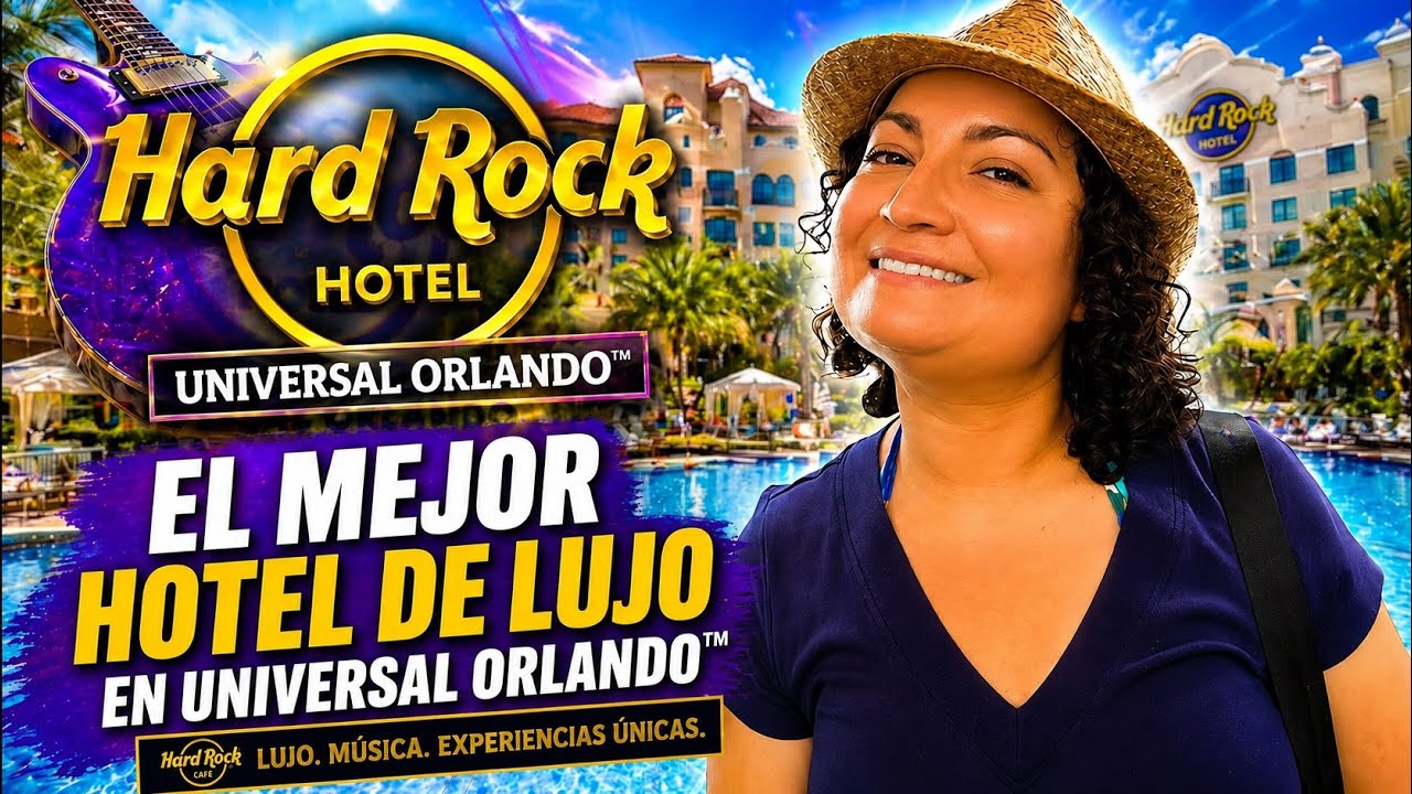 🏨El MEJOR HOTEL de UNIVERSAL🔥 ¡HARD ROCK HOTEL UNIVERSAL STUDIOS ORLANDO!🎸