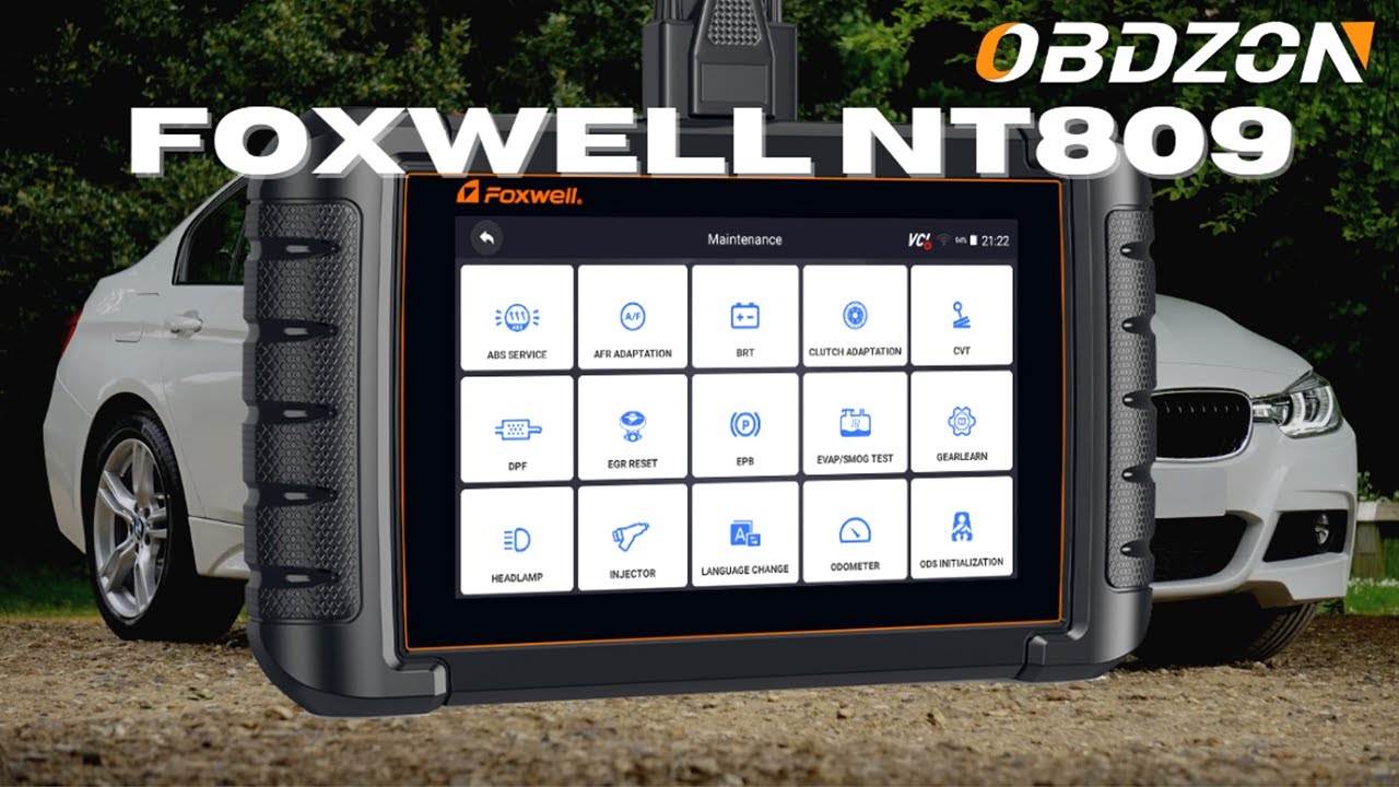 FOXWELL NT809 OBDII SCANNER All System Diagnose Activation Test 30+ Hot Used Reset Functions| OBDZON