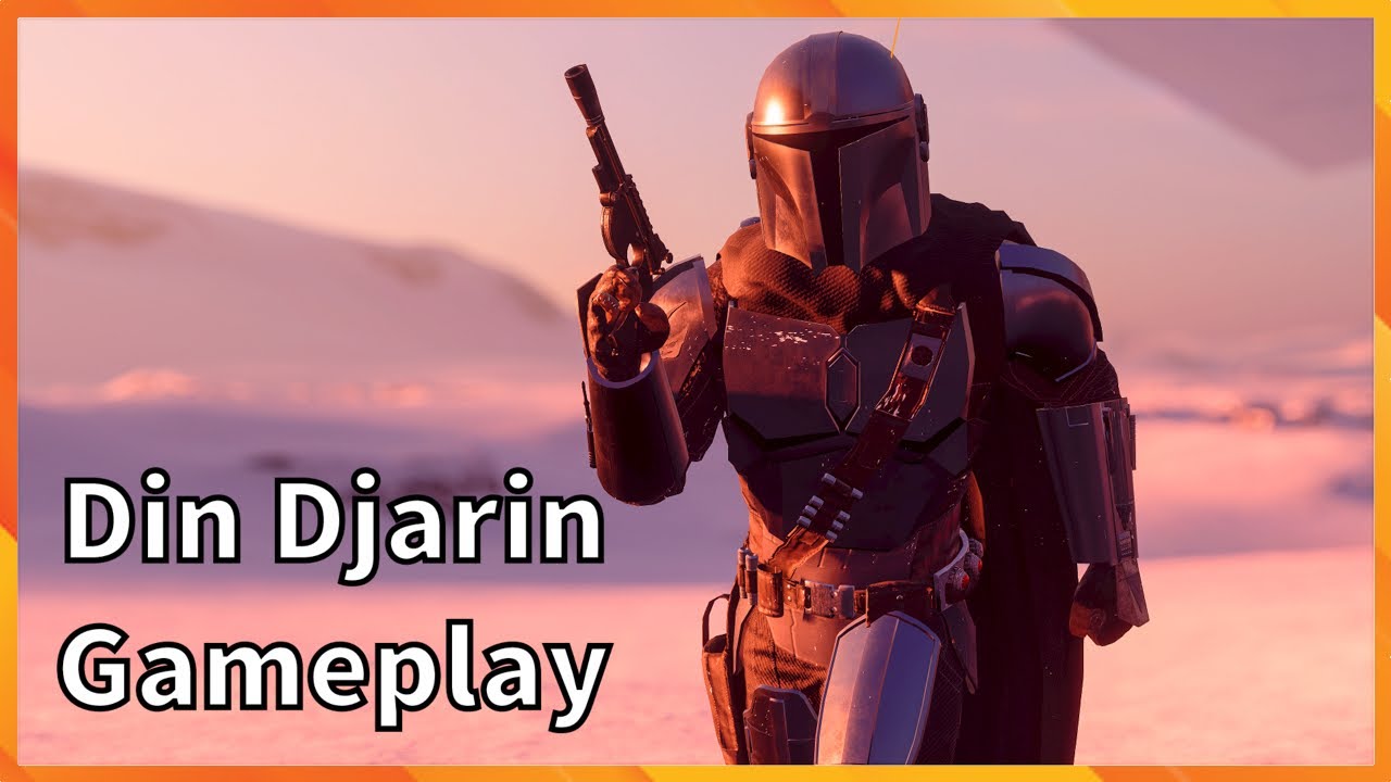 Din Djarin Gameplay Star Wars Battlefront 2