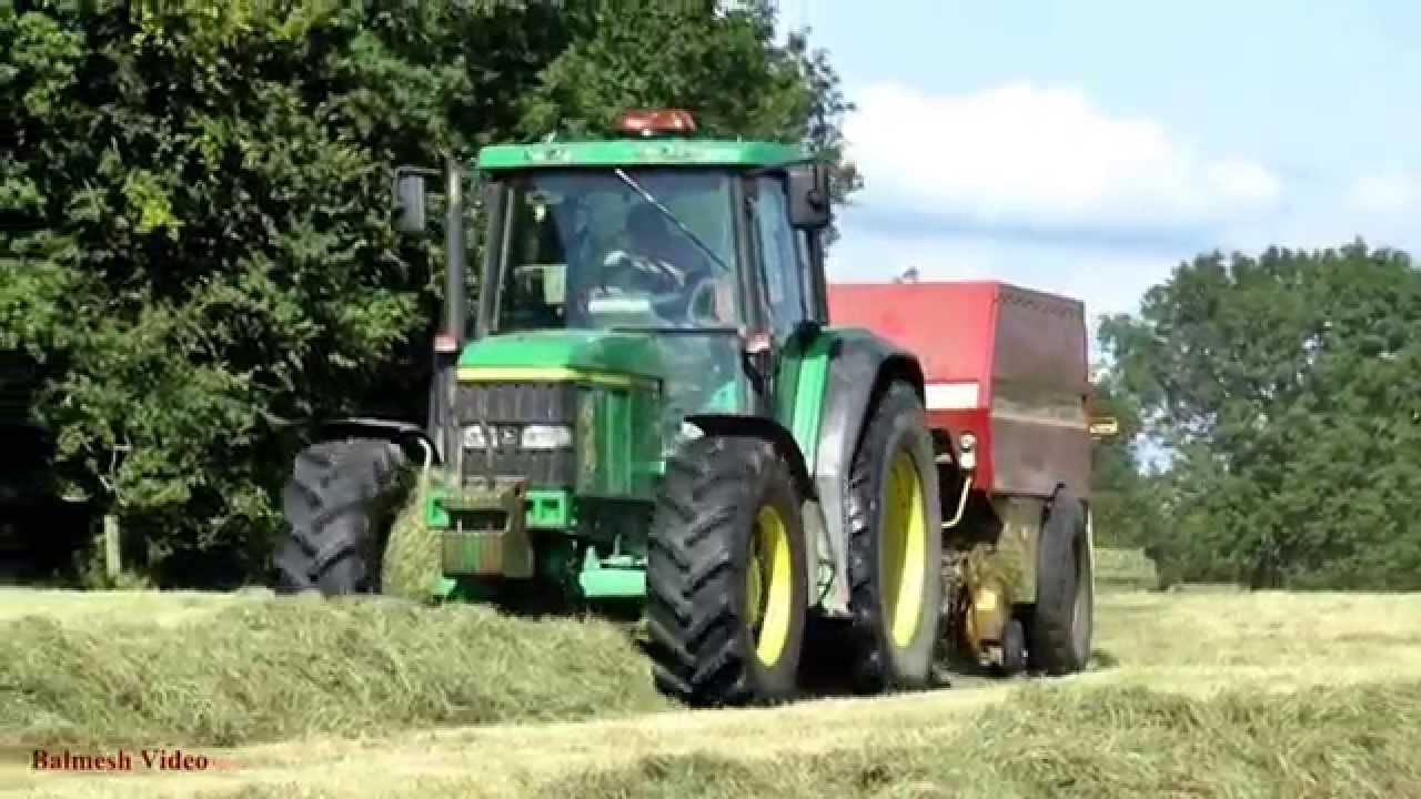 Big Bale Haylage  (2) with John Deere 6910 and New Holland