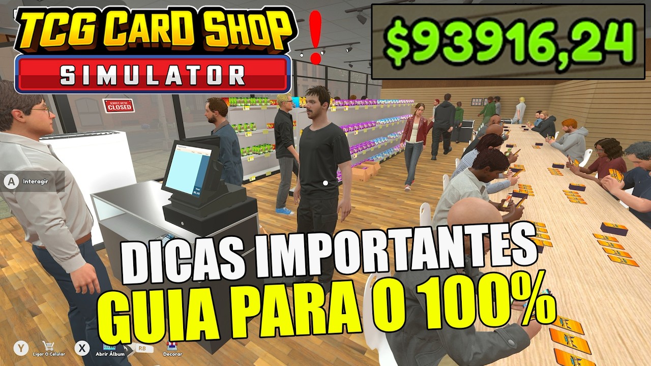 TCG CARD SHOP SIMULATOR DICAS DE PROGRESSO E CONQUISTAS/TROFÉUS  !