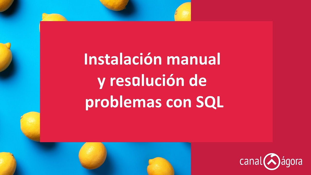 Instalación y resolución de problemas SQL