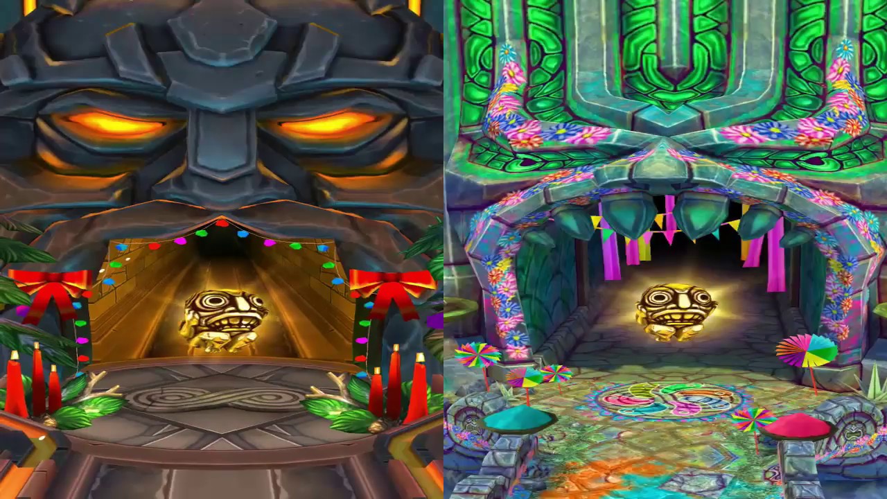 Temple Run 2 REVERSED Holiday Havoc VS Holi Festival