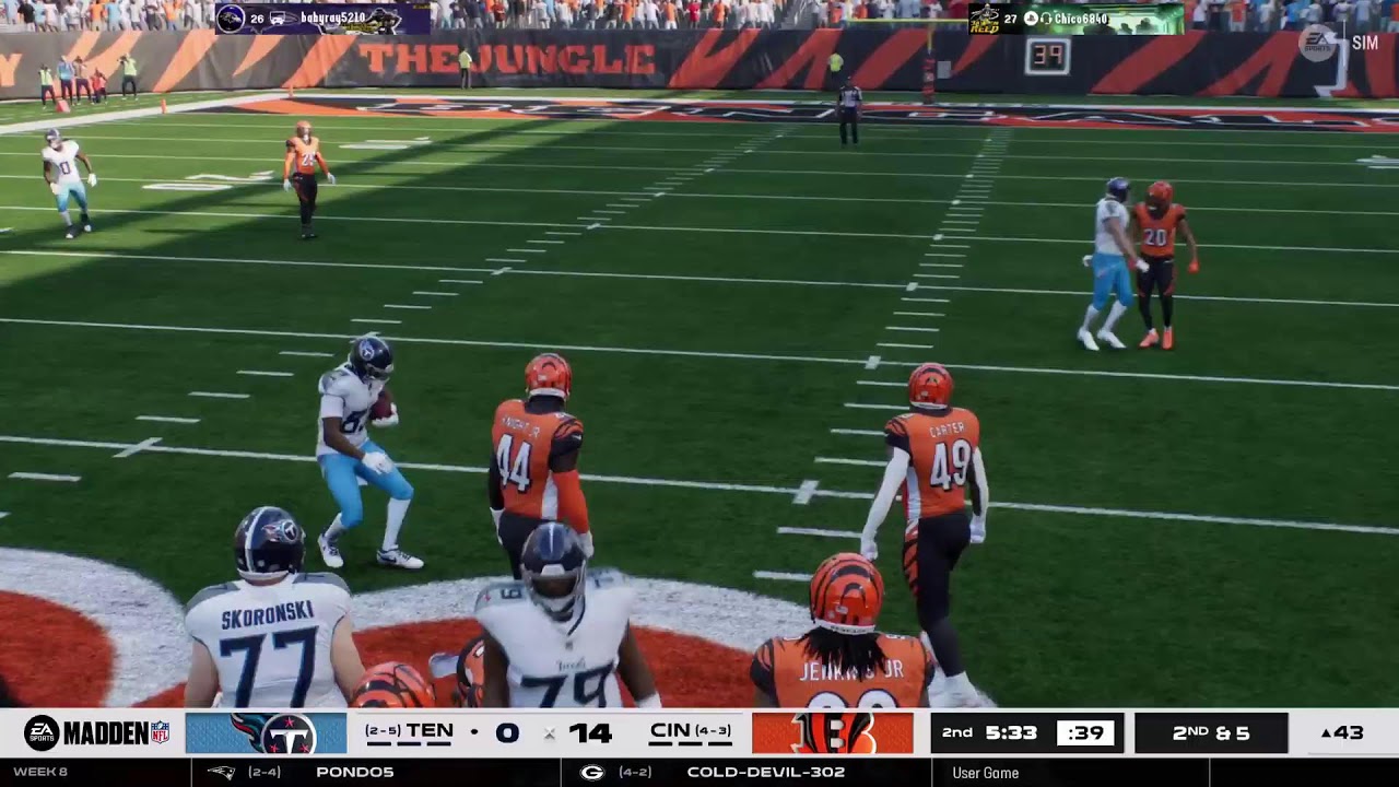 M26 Big32 Bengals Titans