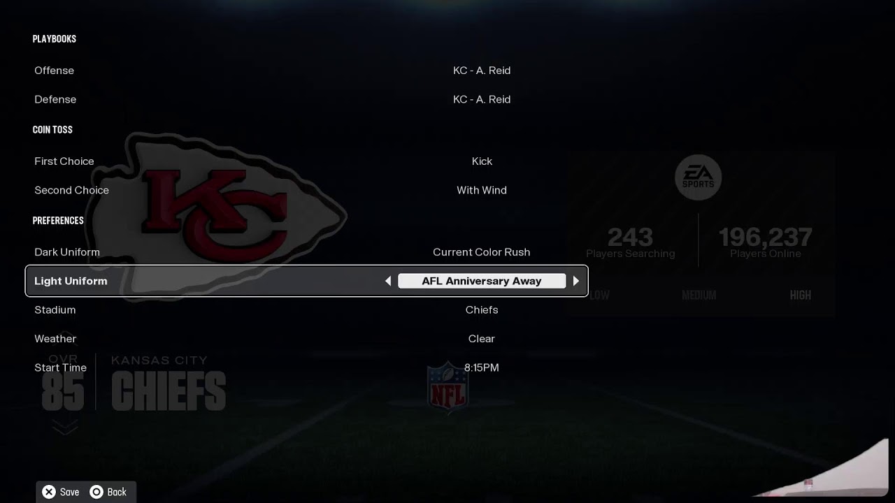 KC Chiefs vs. ANYBODY