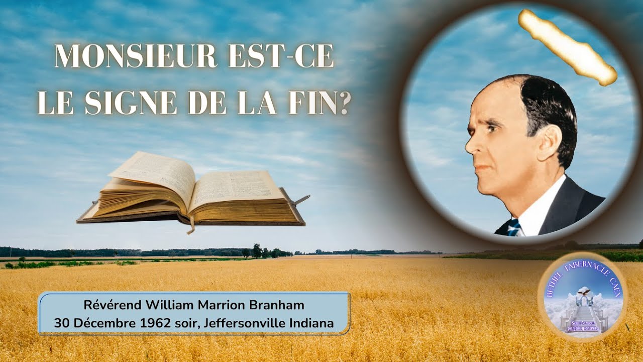 Monsieur, est-ce le signe de la fin ? (Is this the sign of the end, Sir?)