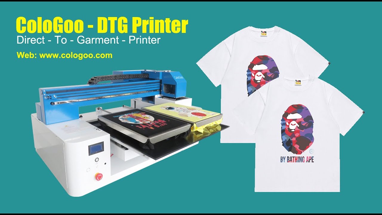 ColoGoo DTG Printer Direct To Custom DTG Printing T shirt