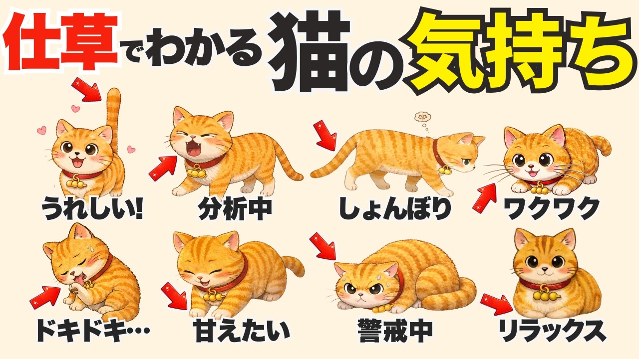 【完全保存版】猫のボディーランゲージでわかる“猫の気持ち”15選【猫の雑学】