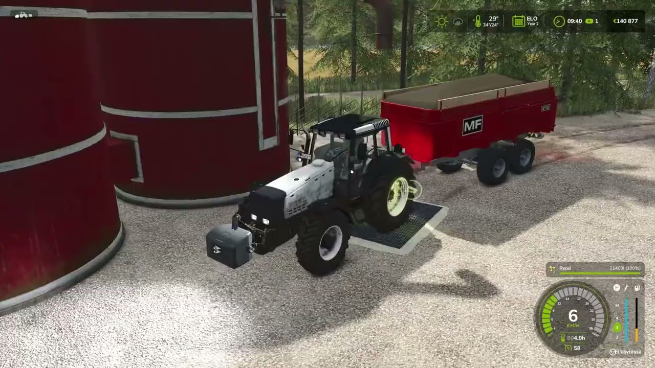 Sadon korjuu jatkuu - Korpikylä - Farming Simulator 25