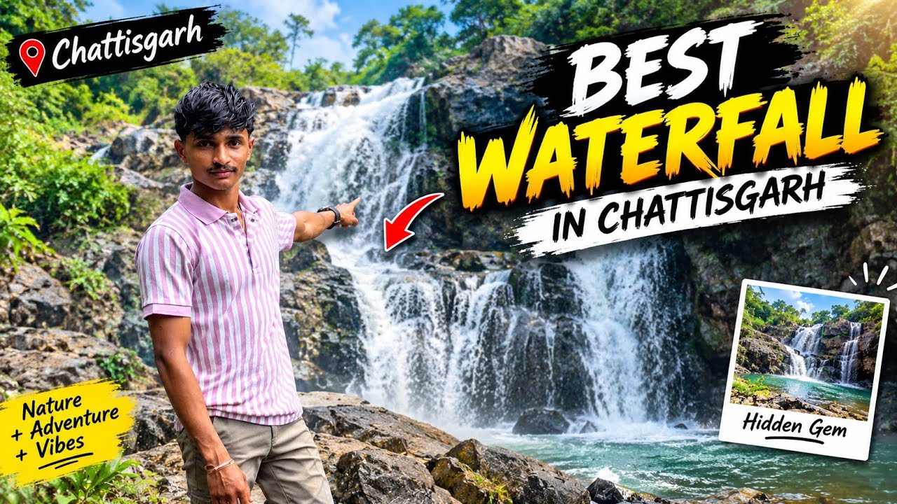 Handawada Waterfall 🥶|| Itna Risky Tha Rasta | Chattisgarh Hidden Waterfall Vlog| Full Adventure 