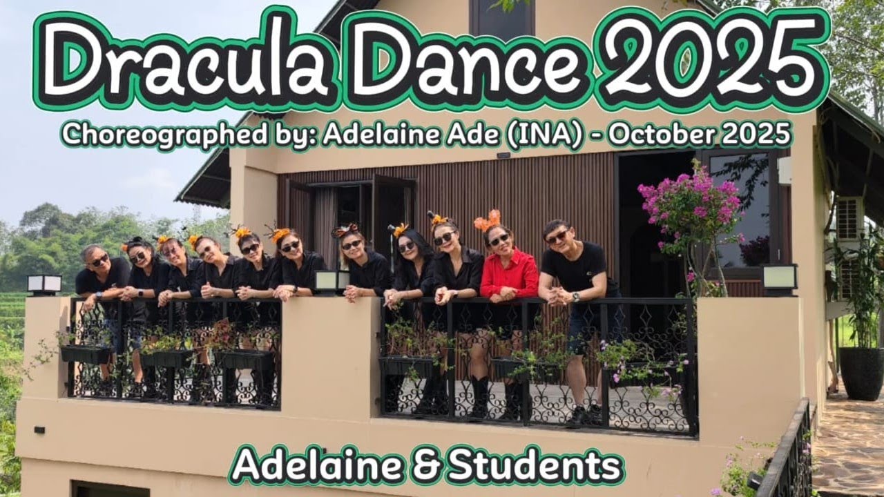 Dracula Dance 2025 -  Linedance - (Halloween Edition) - Choreo : Adelaine Ade (INA) - October 2025