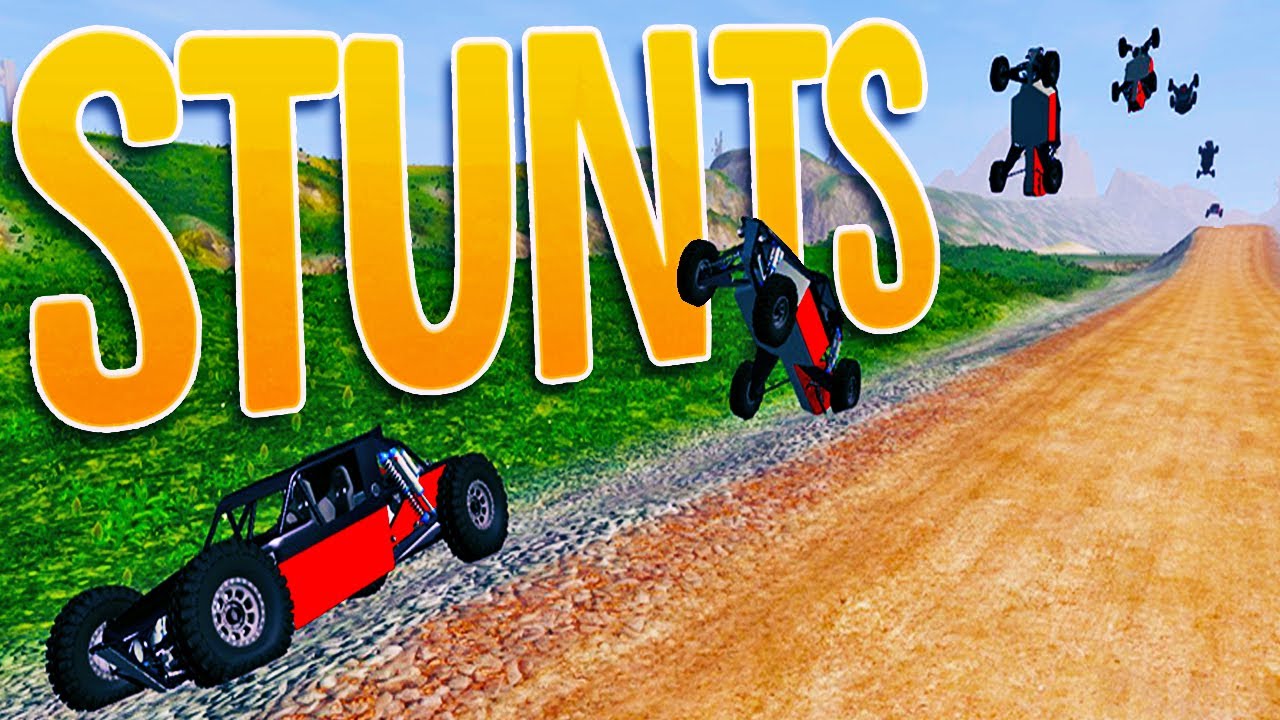 Doing A 150 MPH Front Flip To Flat Ground - BeamNG Reddit Stunts - BeamNG Drive