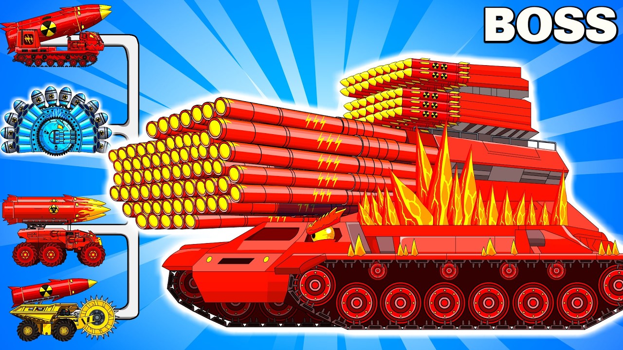THE NEW BOSS MISSLE TITAN NUCLEAR vs WORLD'S BEST Cartoons tank