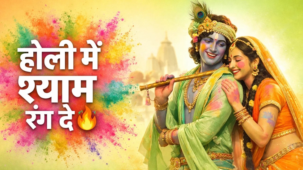 रंग दे मुझे श्याम |Youth Holi Bhajan 2026  | Radha Krishna Energetic Festival Song