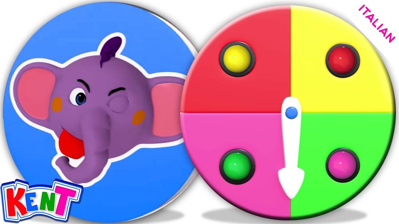 ​Kent ​elefante​  | ​Impara - Learn Colors I Colori Per Bambini | Cartoni Animati Per Bambini