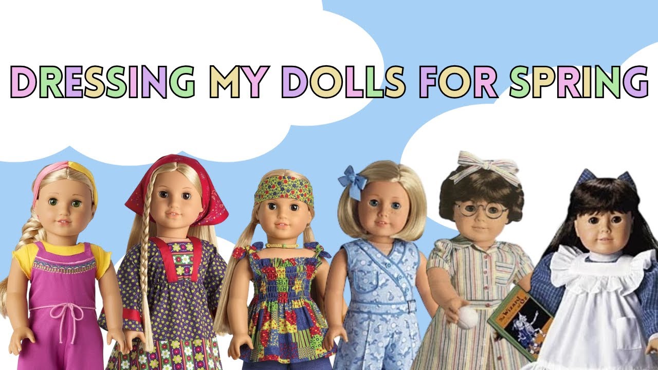 Dressing My American Girl Dolls for Spring - What My AG Dolls are Wearing