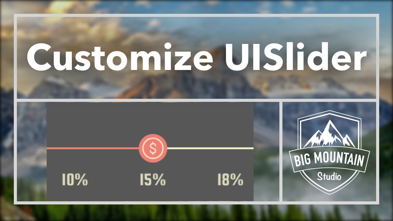 How to Customize the UISlider (iOS, Xcode 8, Swift 3)