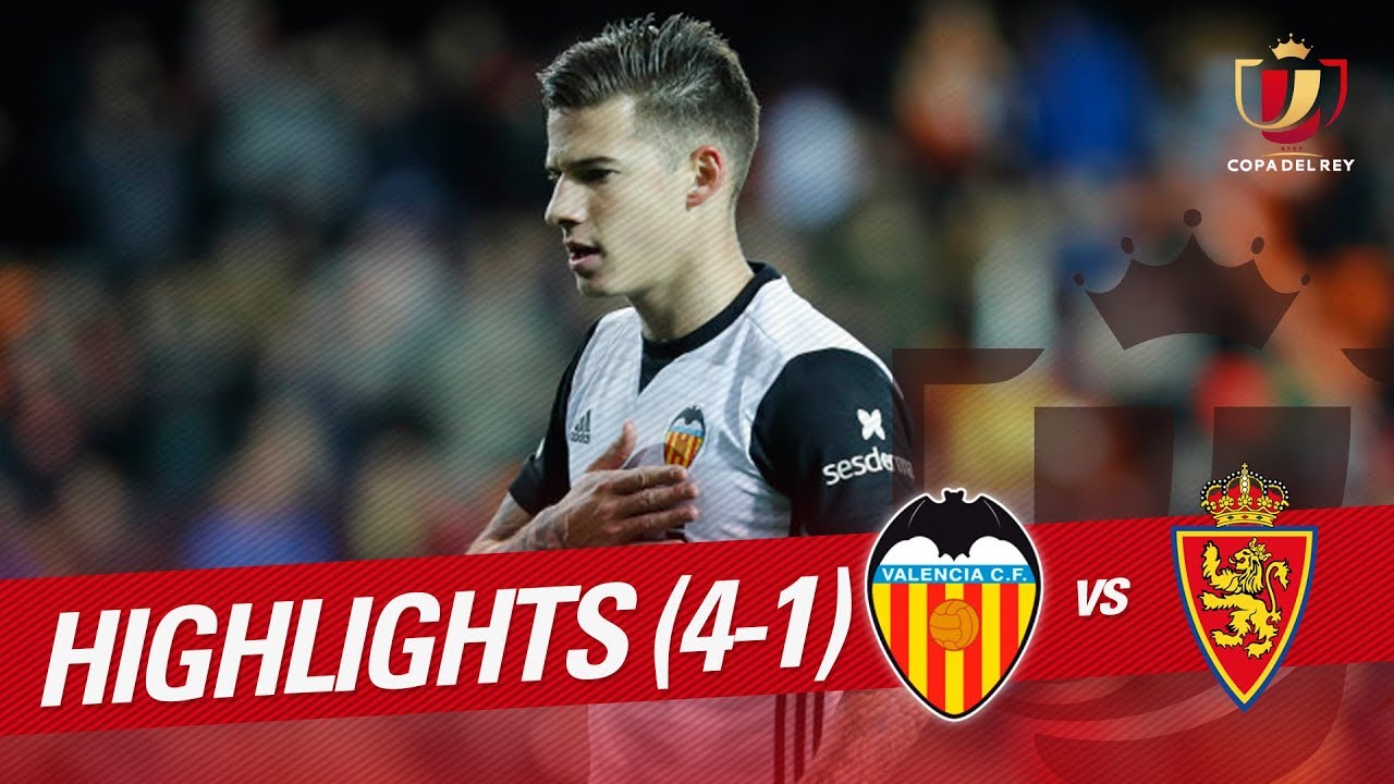 Resumen de Valencia CF vs Real Zaragoza (4-1)