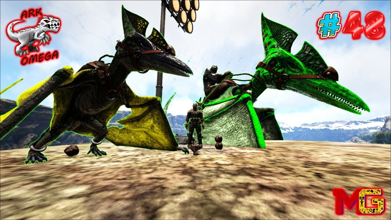 Ark Omega #48 Hoje o Dia Foi DeTame Triplo, Pegamos Incríveis Dinos Ft. @Darkdellus