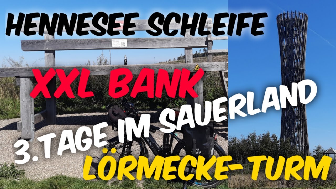 Lörmecke-Turm | XXL Bank | Hennesee-Schleife |  #Sauerland #Hennesee #SauerlandRadring