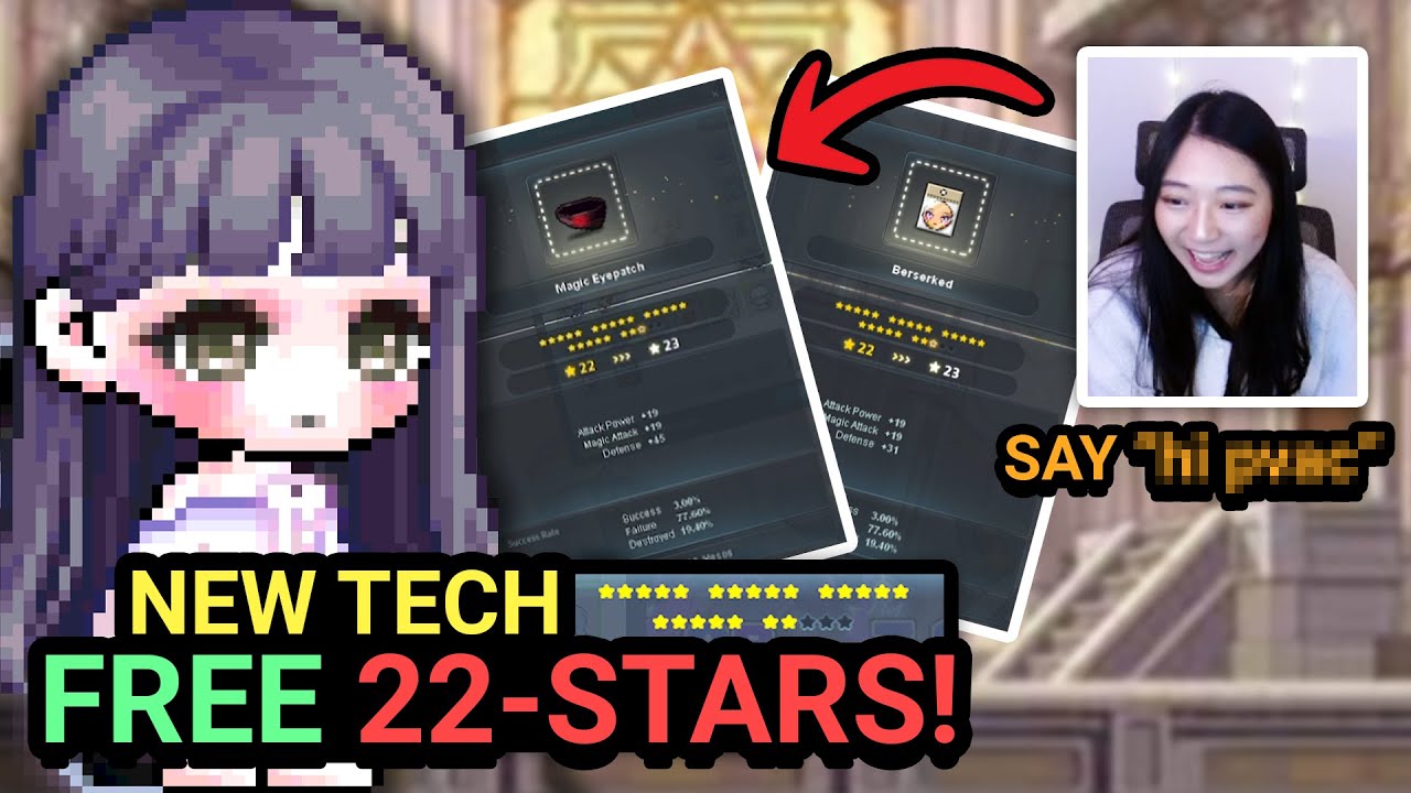 Она нашла САМУЮ БЕЗУМНУЮ технологию Starforcing в MapleStory... | Еженедельные клипы MapleStory #53