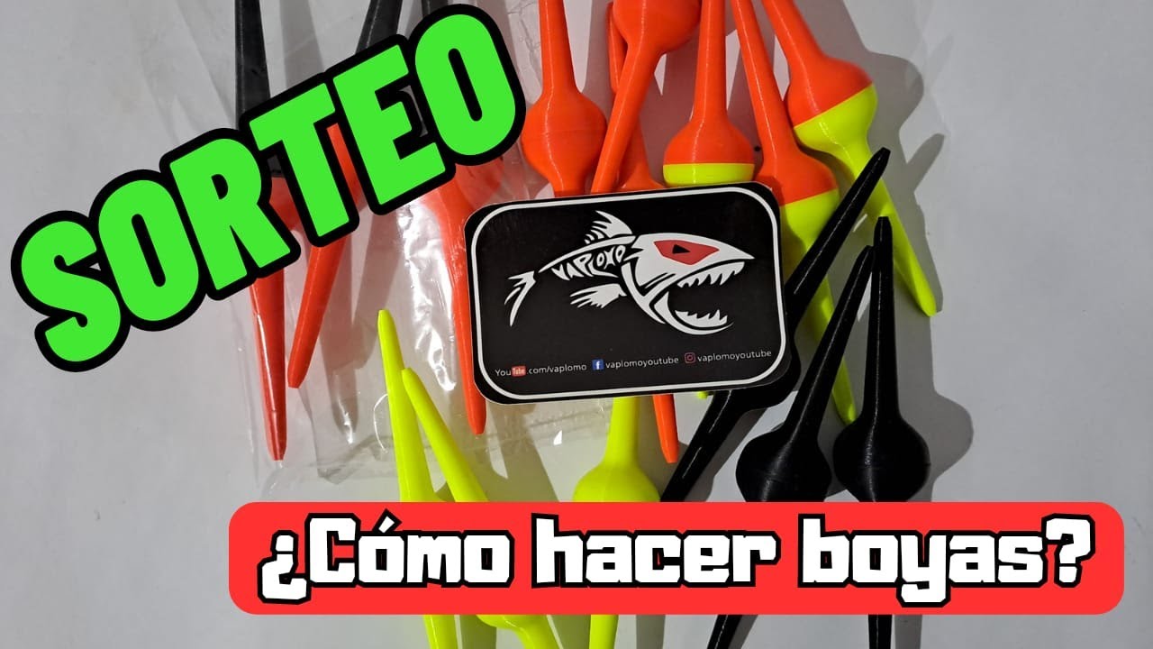 Sorteo +Como hacer Boyas de pesca Facil!!!