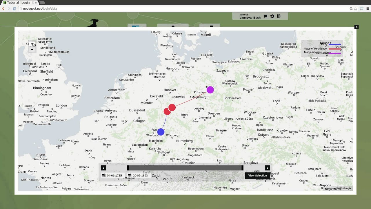 nodegoat Tutorial 3: Visualising Data