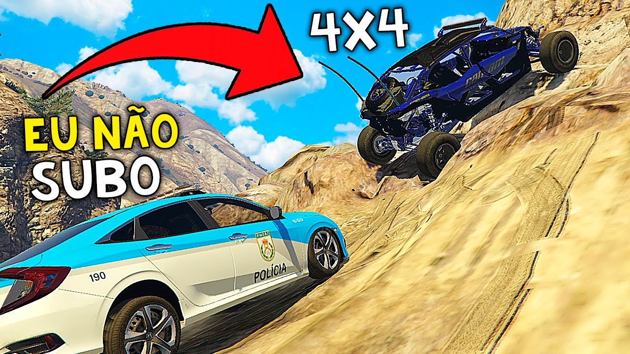 FUGA COM BUGGY 4X4 NO GTA RP