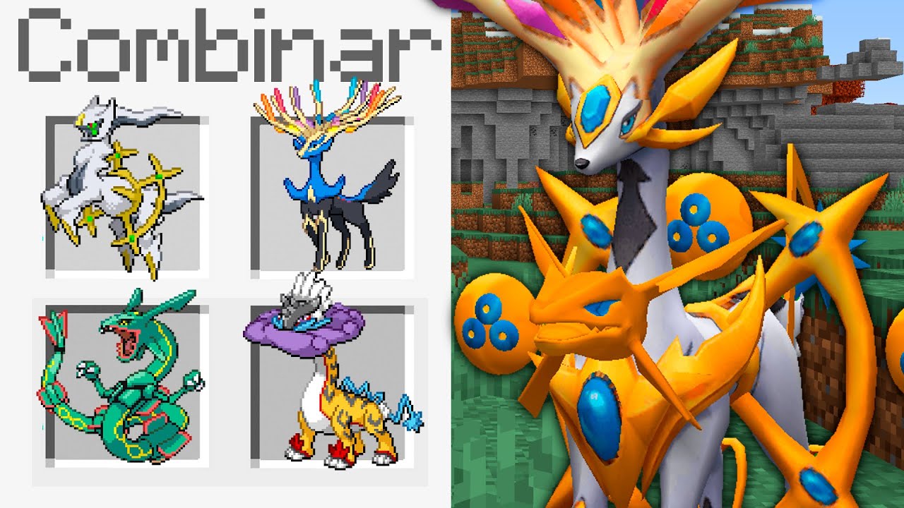 Combinei o Pokémon SUPREMO no Minecraft Pixelmon!