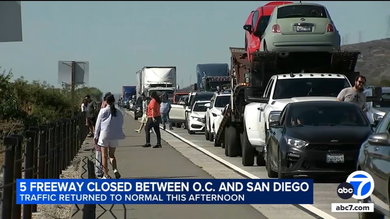 Major SoCal freeway closure for Marines event causes massive gridlock
